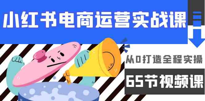 (9724期)小红书电商运营实战课,从0打造全程实操(65节视频课)-柚子网创