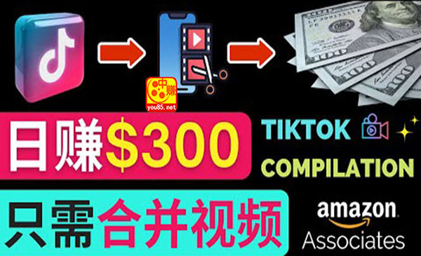 搬运Tiktok视频到Youtube赚钱