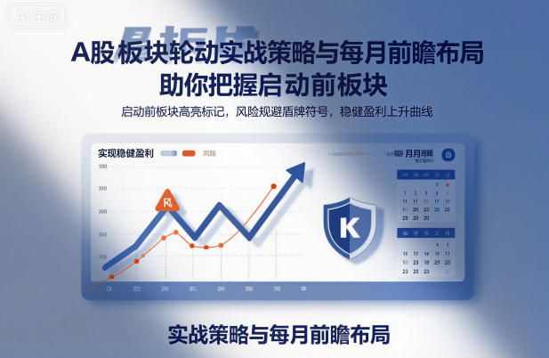 A股板块轮动实战策略与每月前瞻布局，助你把握启动前板块，规避风险，实现稳健盈利-柚子网创