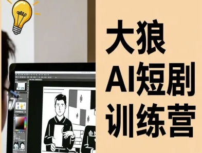 大狼AI短剧训练营-短剧课程(更新中)-柚子网创