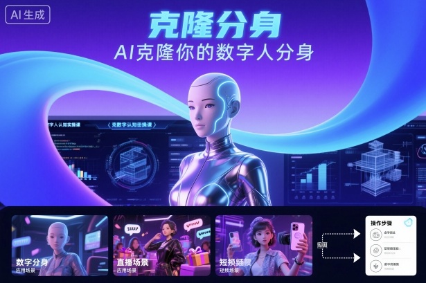 AI数字人认知实操课，克隆你的数字人分身-柚子网创